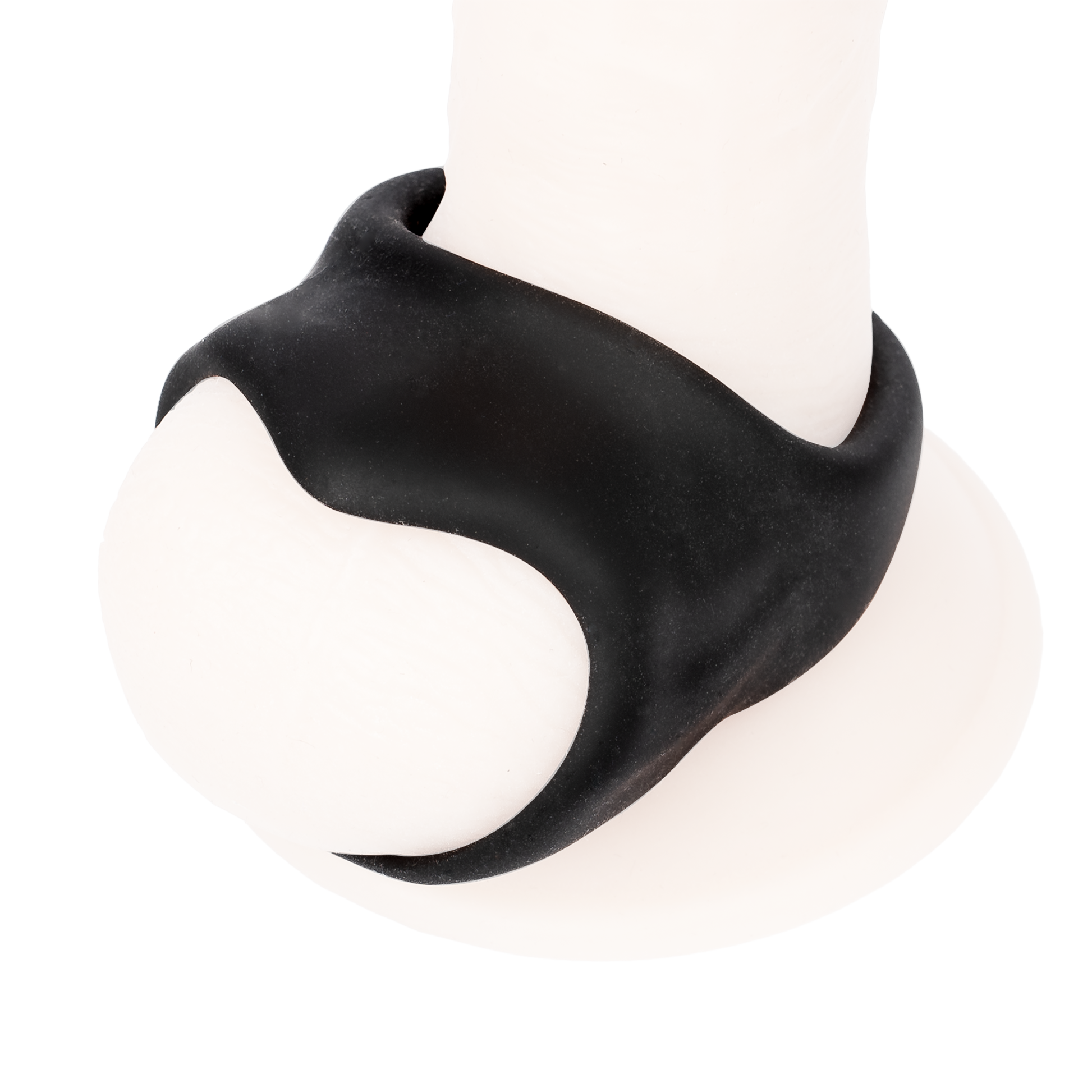 Rimba - Siliconen Cockring met Mondje voor Clitoris Stimulatie-Erotiekvoordeel.nl