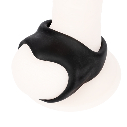 Rimba - Siliconen Cockring met Mondje voor Clitoris Stimulatie-Erotiekvoordeel.nl