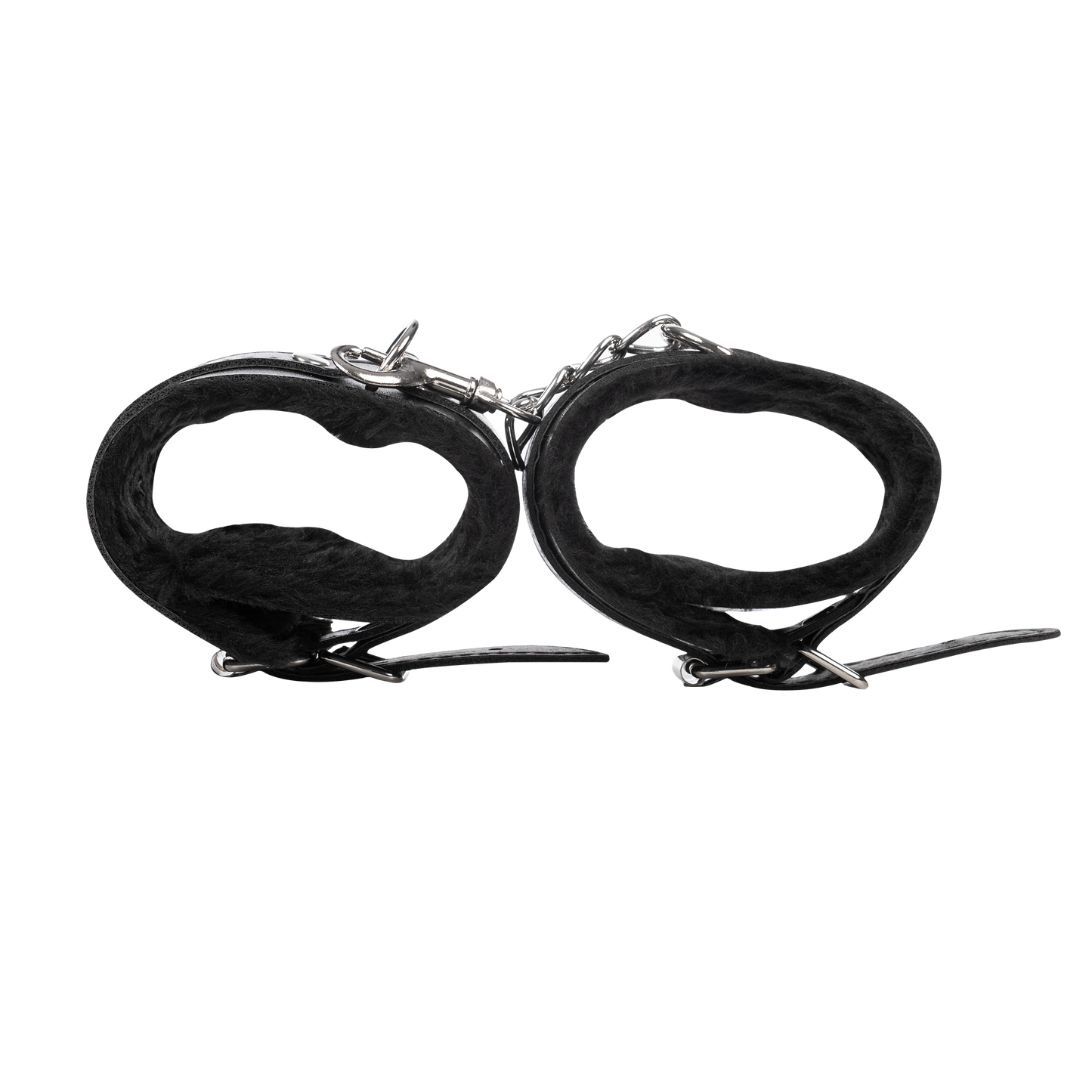 TieMeUp - Boeien imitatieleder - Zachte bontvoering - Zwart-Rimbastore.com