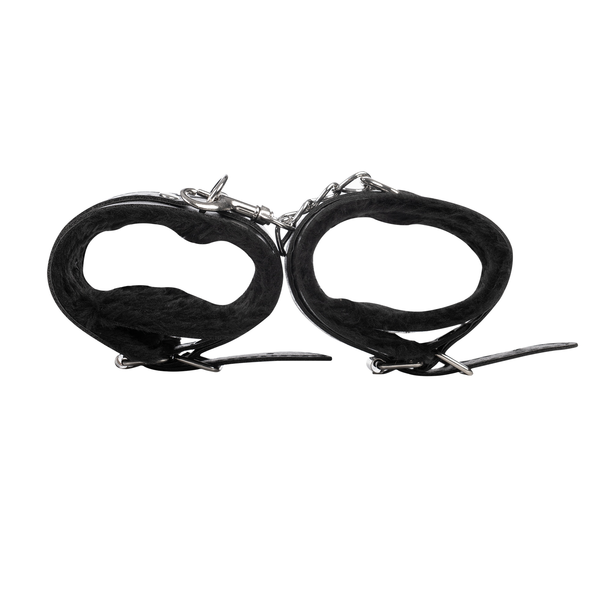 TieMeUp - Boeien imitatieleder - Zachte bontvoering - Zwart-Rimbastore.com