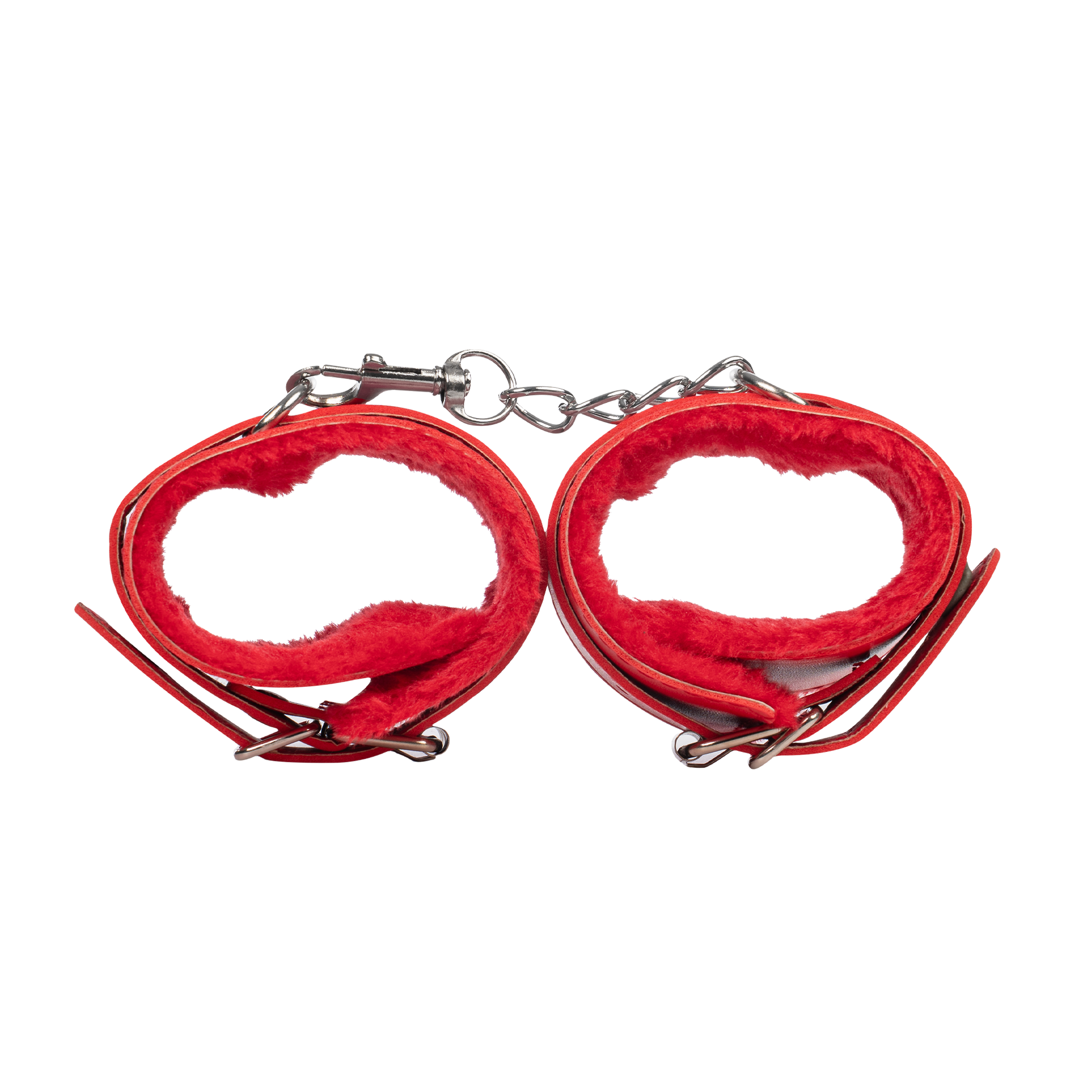 TieMeUp - Boeien imitatieleder - Zachte bontvoering - Rood-Rimbastore.com