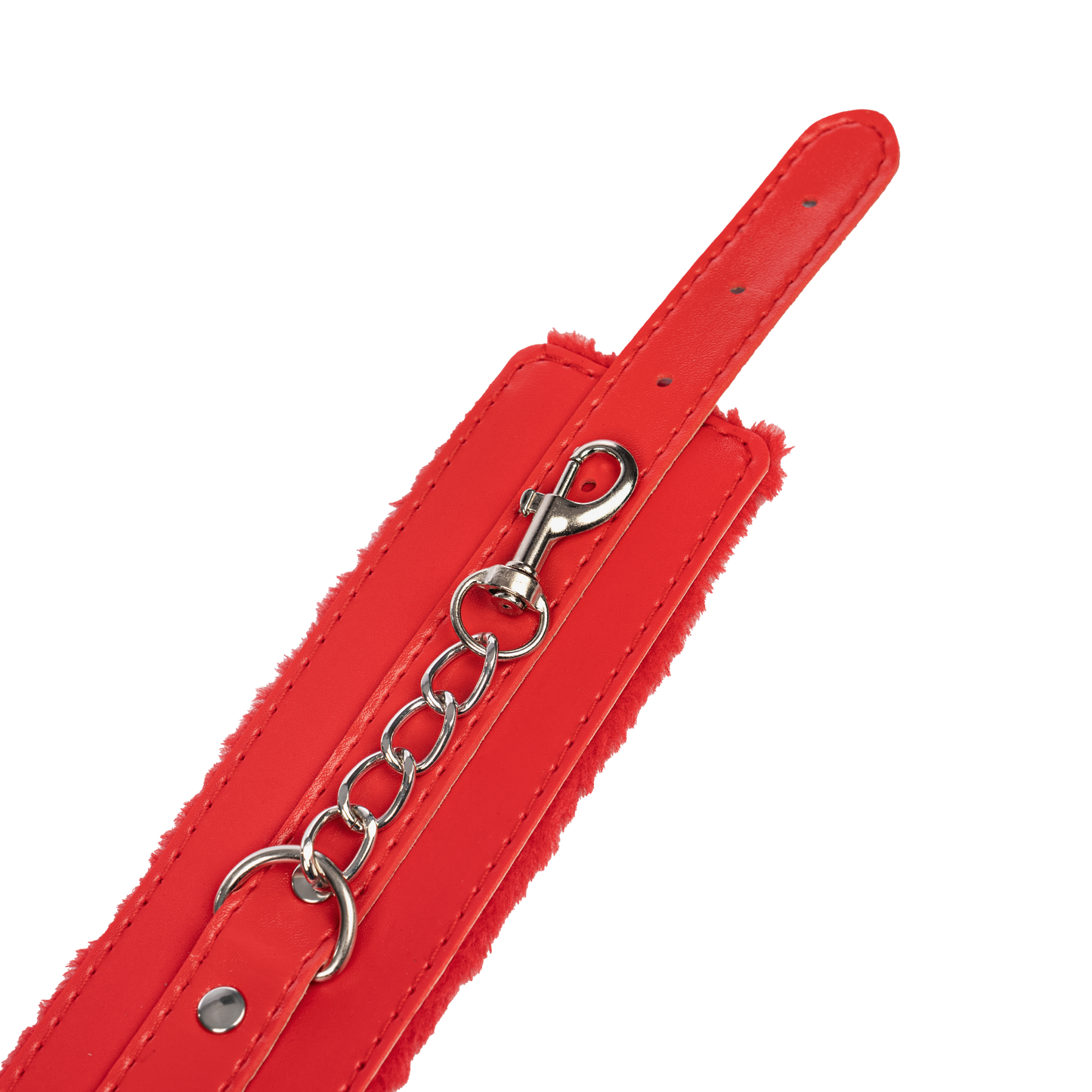 TieMeUp - Boeien imitatieleder - Zachte bontvoering - Rood-Rimbastore.com