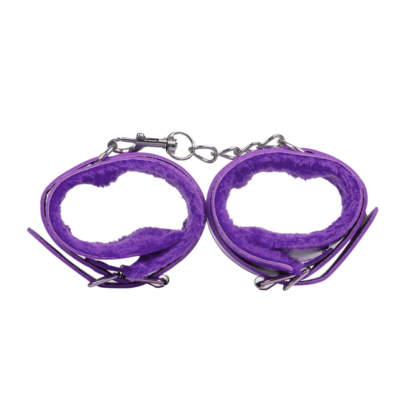 TieMeUp - Boeien imitatieleder - Zachte bontvoering - Paars-Rimbastore.com
