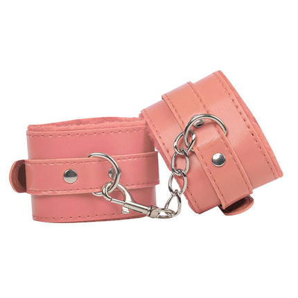 TieMeUp - Boeien imitatieleder - Zachte bontvoering - Roze-Rimbastore.com