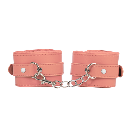 TieMeUp - Boeien imitatieleder - Zachte bontvoering - Roze-Rimbastore.com