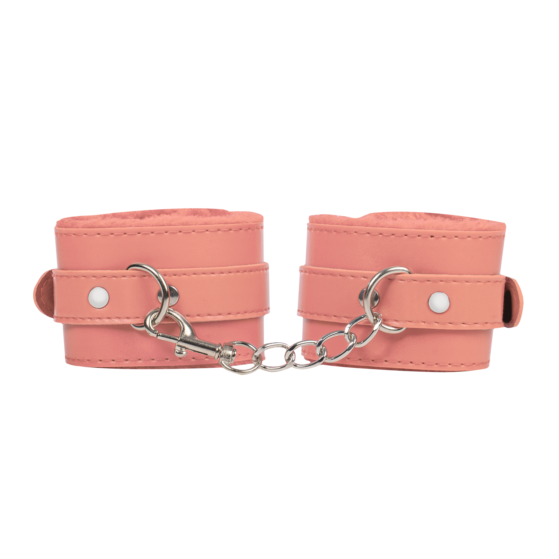 TieMeUp - Boeien imitatieleder - Zachte bontvoering - Roze-Rimbastore.com