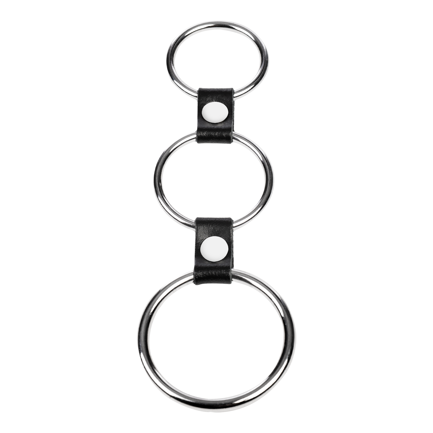 Rimba - Triple Cockring Metaal - Zwart-Rimbastore.com