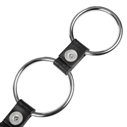 Rimba - Triple Cockring Metaal - Zwart-Rimbastore.com