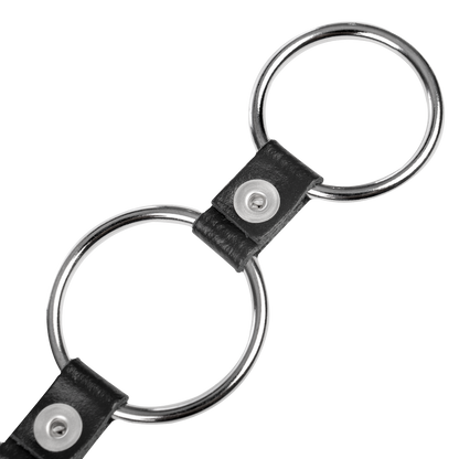Rimba - Triple Cockring Metaal - Zwart-Rimbastore.com