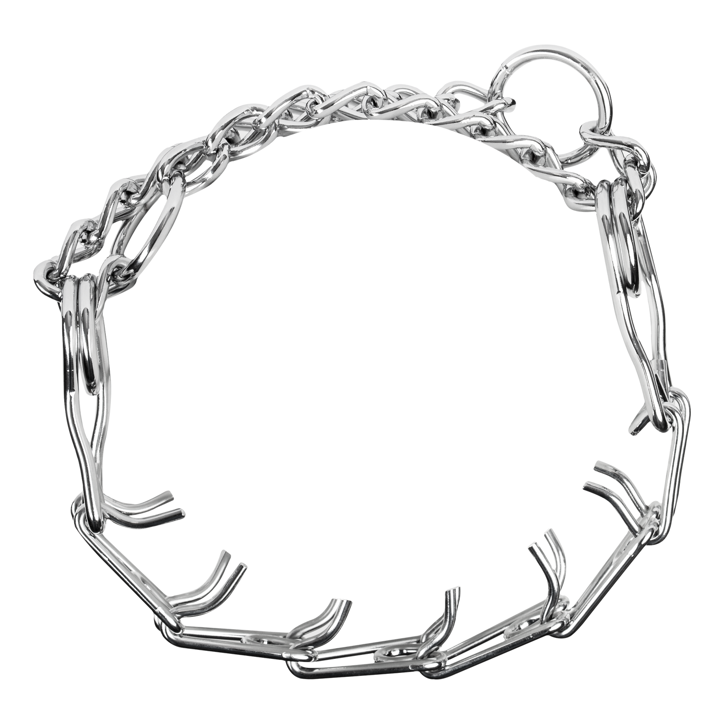 Rimba – Metall-Pinch-Halsband – Silber
