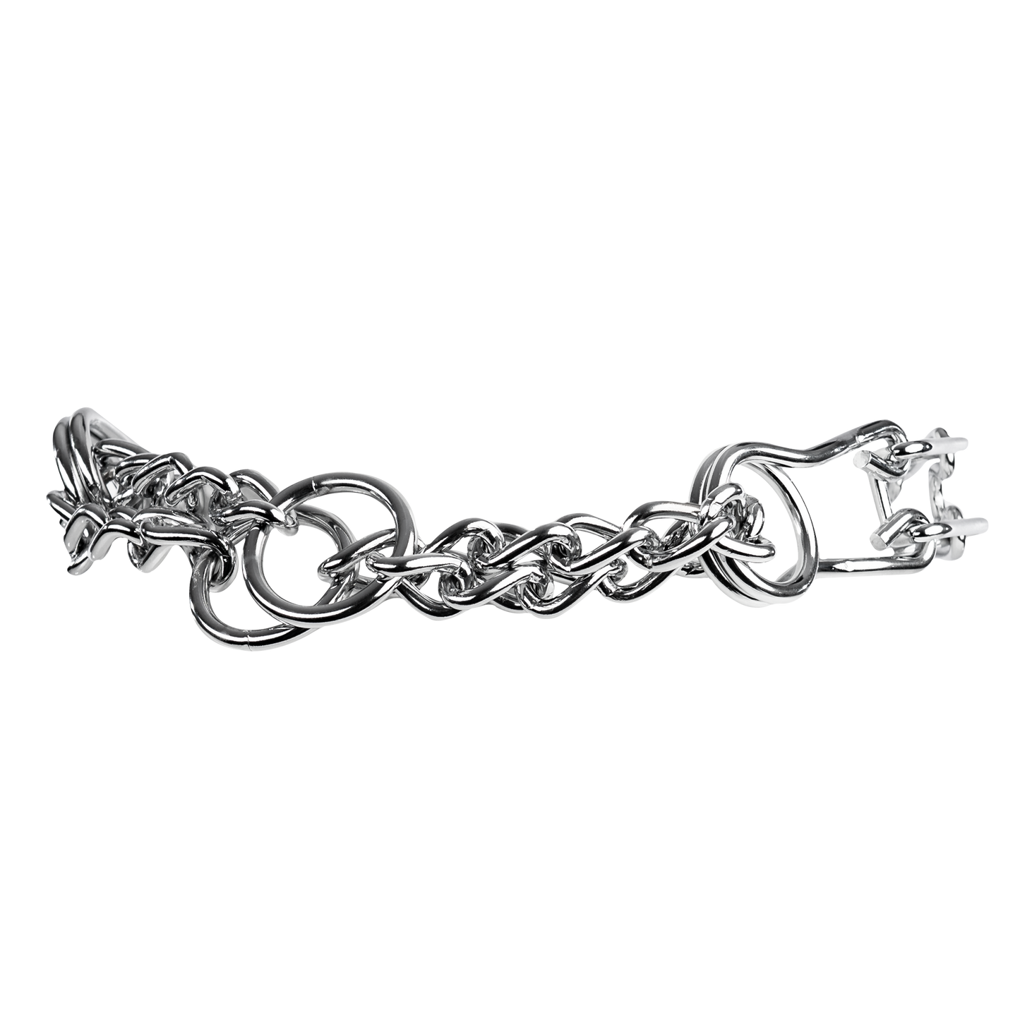 Rimba – Metall-Pinch-Halsband – Silber