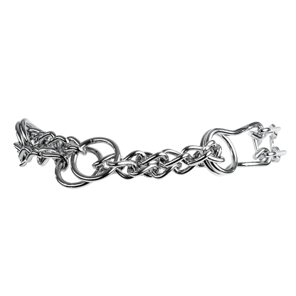 Rimba – Metall-Pinch-Halsband – Silber