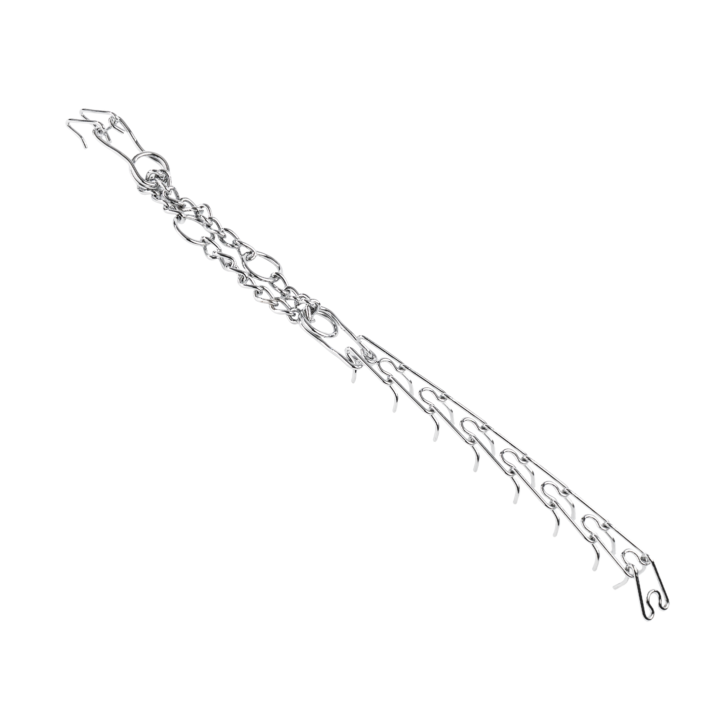 Rimba – Metall-Pinch-Halsband – Silber