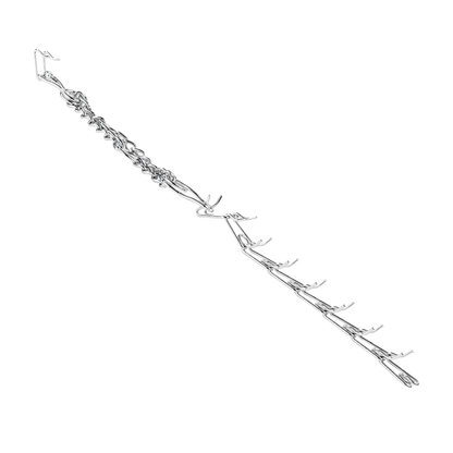 Rimba – Metall-Pinch-Halsband – Silber