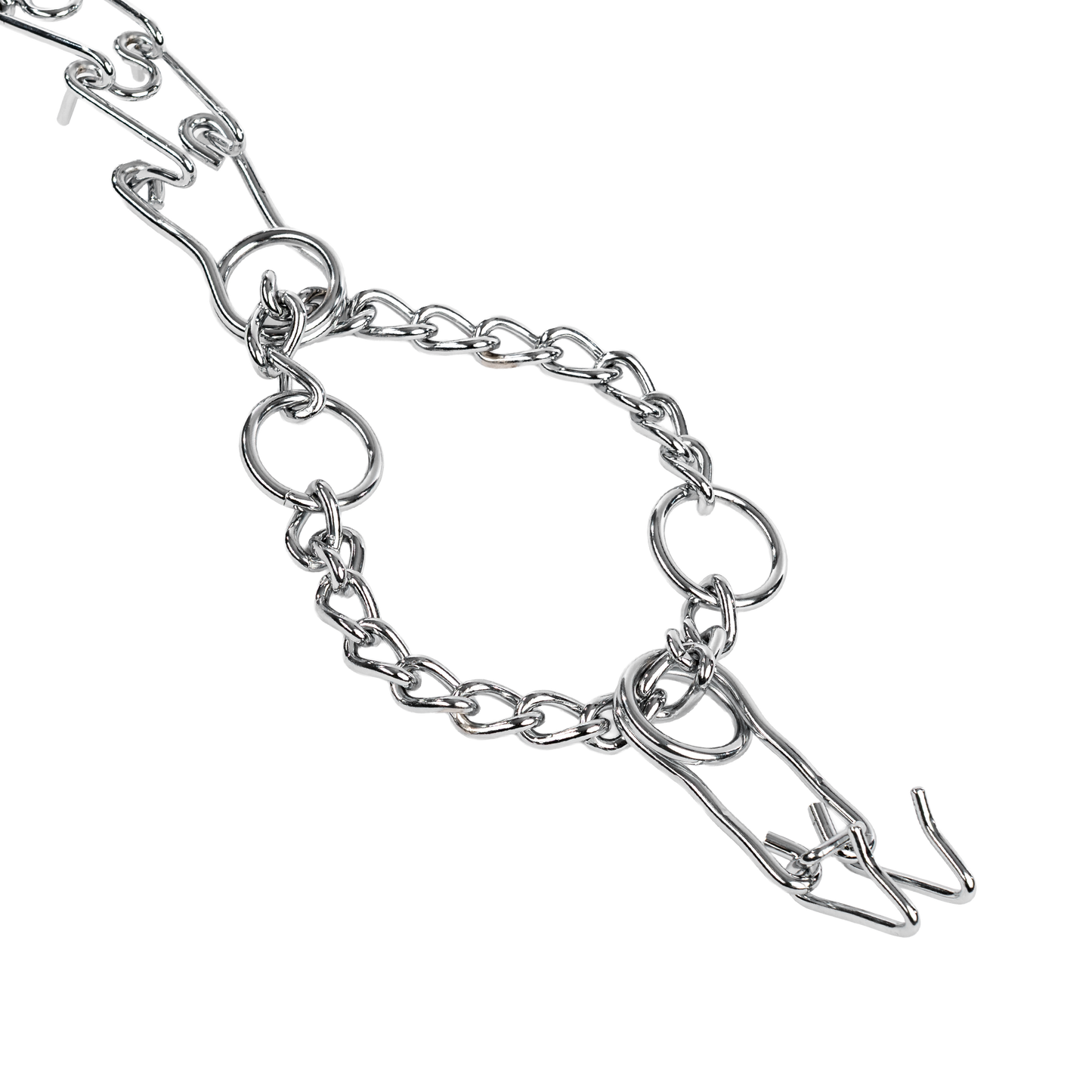 Rimba – Metall-Pinch-Halsband – Silber
