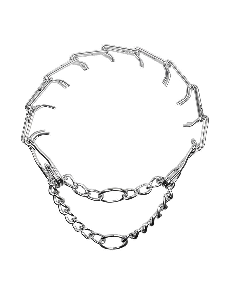 Rimba – Metall-Pinch-Halsband – Silber