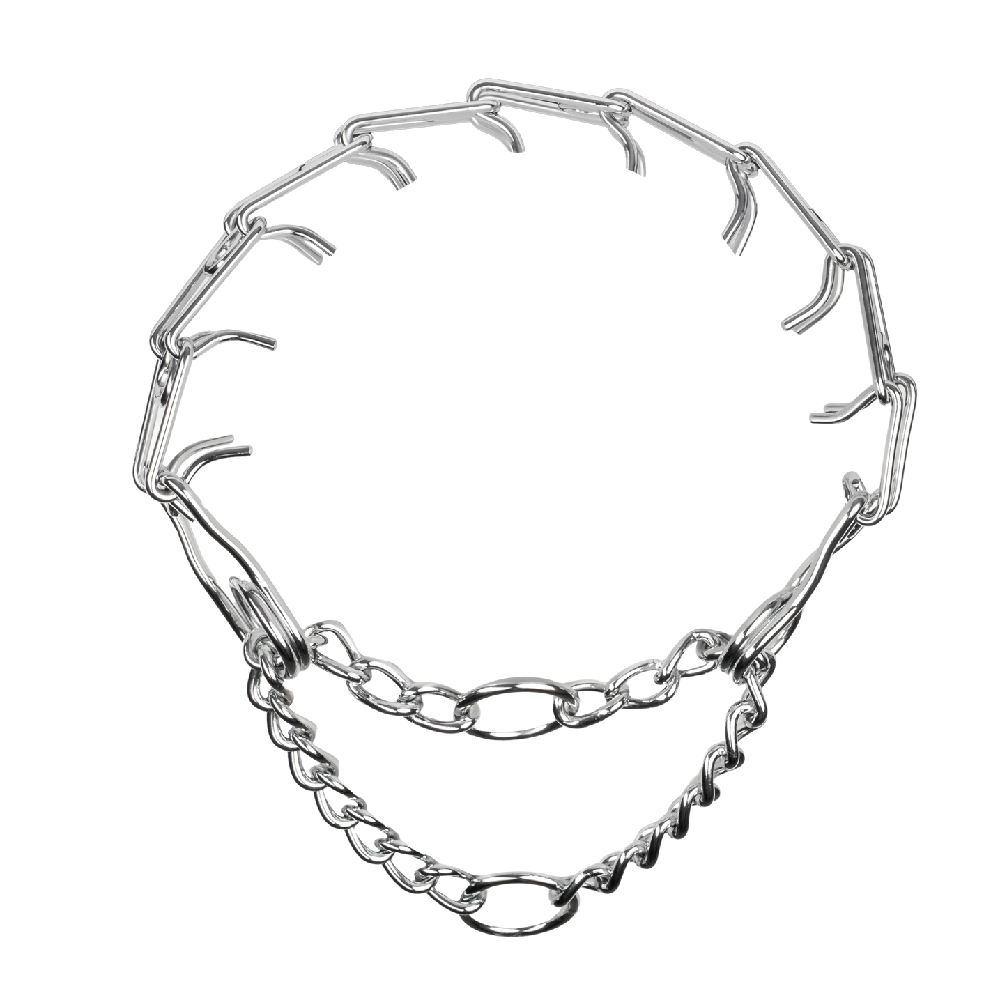 Rimba – Metall-Pinch-Halsband – Silber