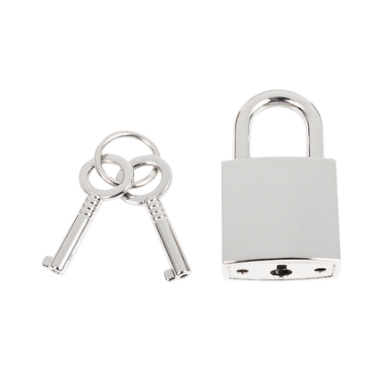 Rimba - Lederen Wurghalsband met Hangslot - Zwart & Zilver-Rimbastore.com
