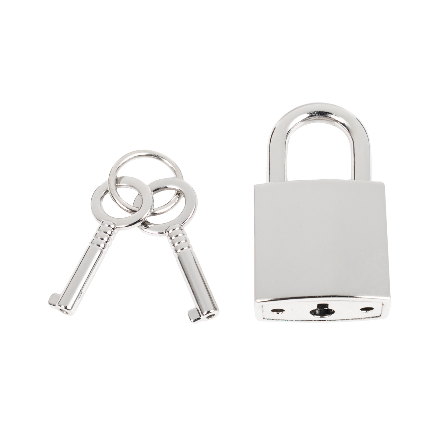 Rimba - Lederen Wurghalsband met Hangslot - Zwart & Zilver-Rimbastore.com