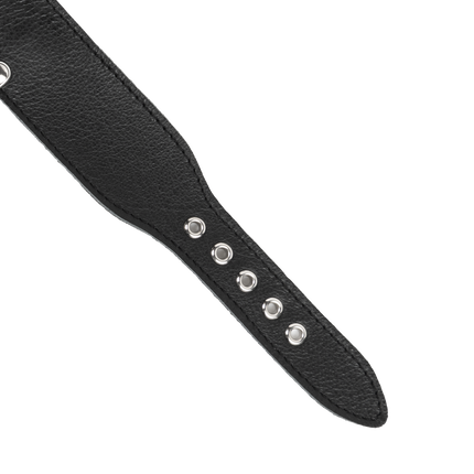 Rimba - Collar met Kettingen - Zwart & Zilver-Erotiekvoordeel.nl