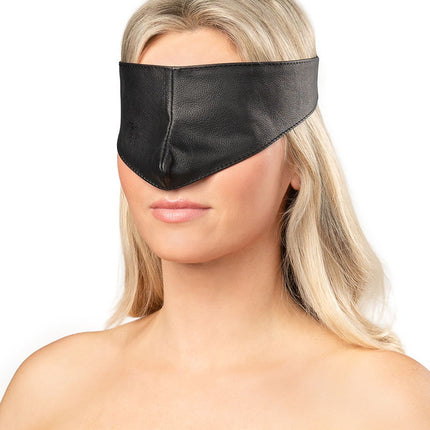 Rimba - Lederen Blinddoek - Zwart-Erotiekvoordeel.nl