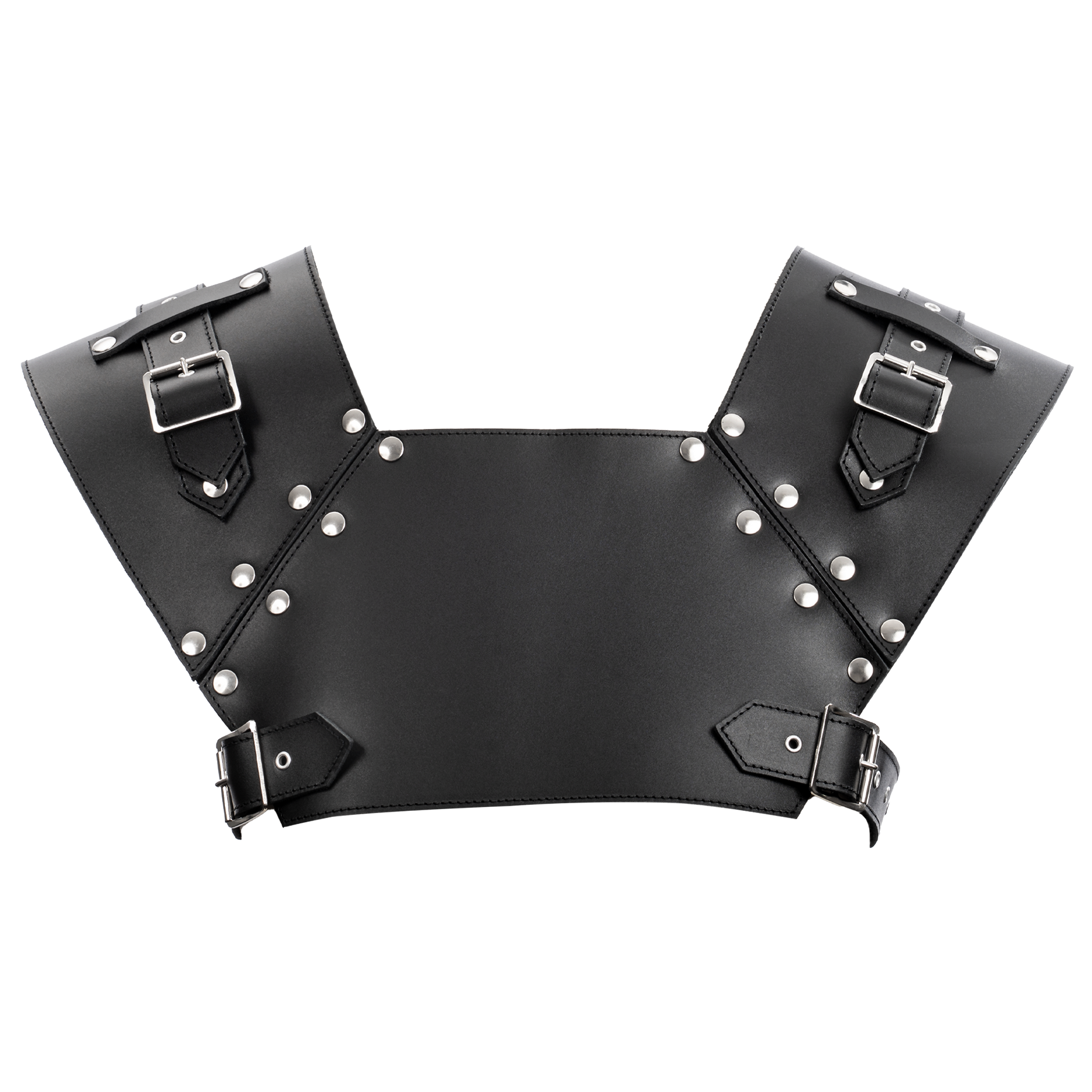 Rimba - Lederen Gladiator Borstharnas - Zwart-Erotiekvoordeel.nl