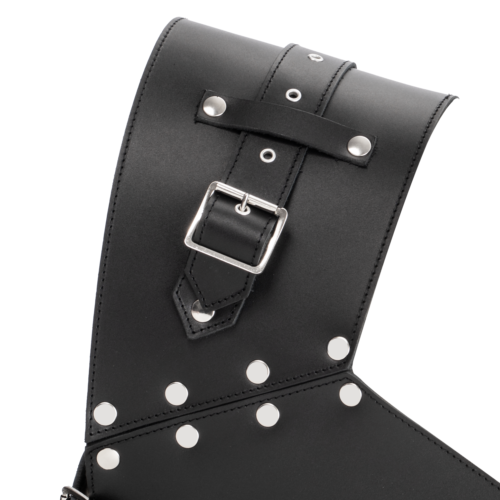 Rimba - Lederen Gladiator Borstharnas - Zwart-Erotiekvoordeel.nl