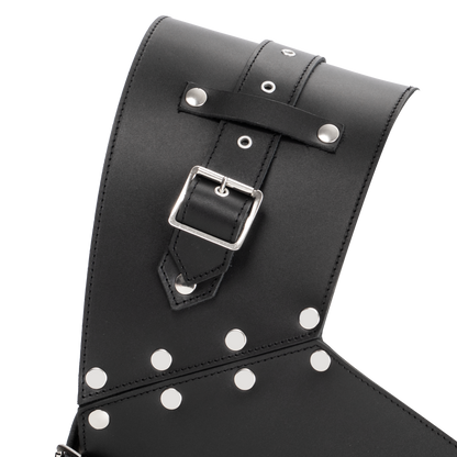 Rimba - Lederen Gladiator Borstharnas - Zwart-Erotiekvoordeel.nl