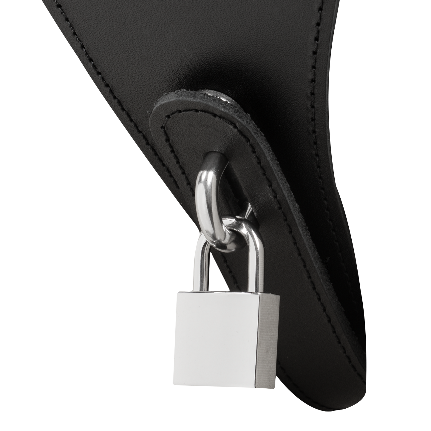 Rimba - Afsluitbare Lederen Damesstring - Zwart-Rimbastore.com