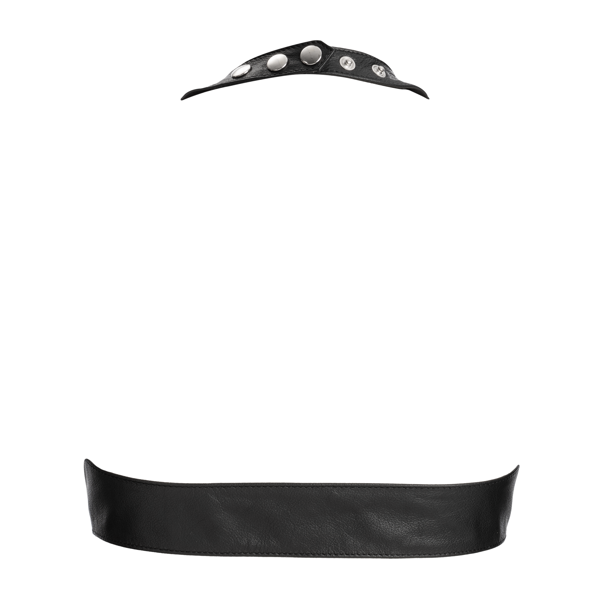 Rimba - Lederen Bustier met Vetersluiting - Zwart-Erotiekvoordeel.nl