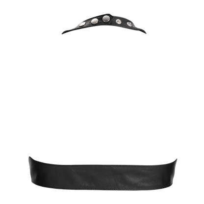 Rimba - Lederen Bustier met Vetersluiting - Zwart-Erotiekvoordeel.nl