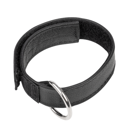 Rimba - Leren Cockstrap met Klittenband - Zwart-Rimbastore.com