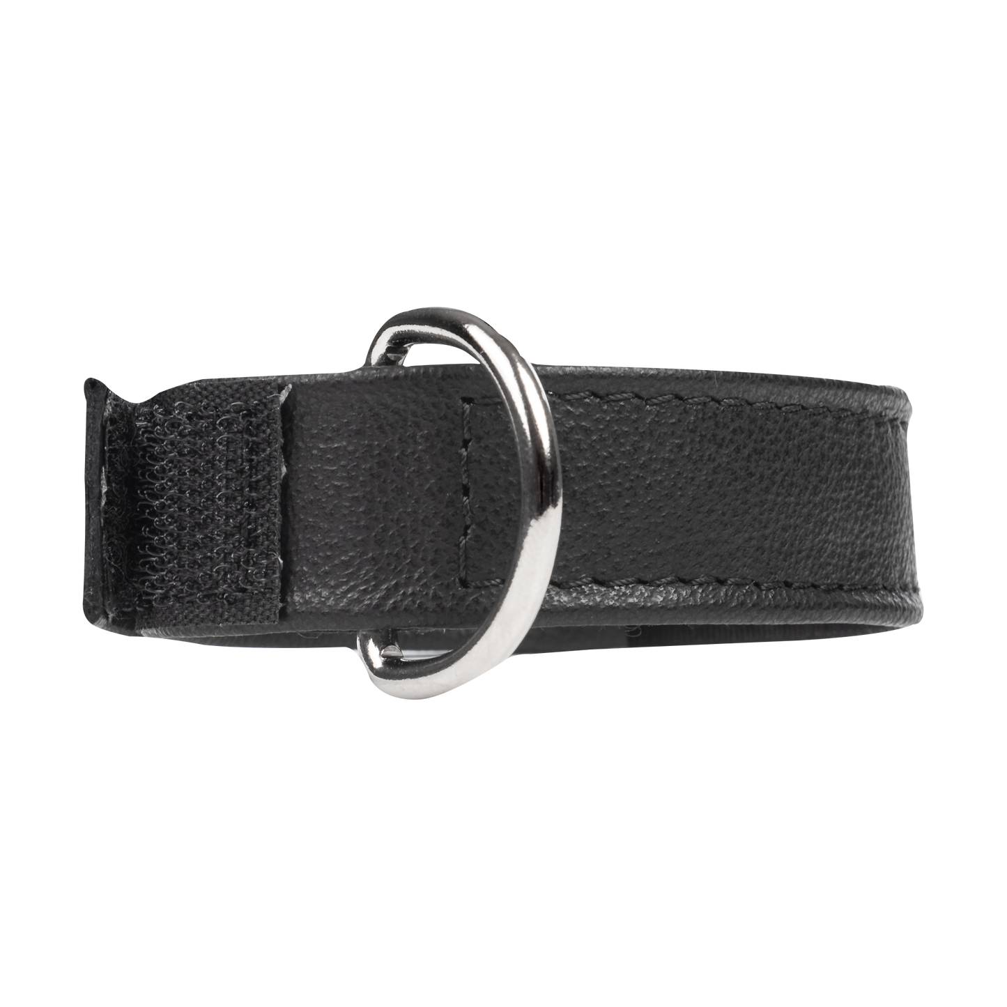 Rimba - Leren Cockstrap met Klittenband - Zwart-Erotiekvoordeel.nl