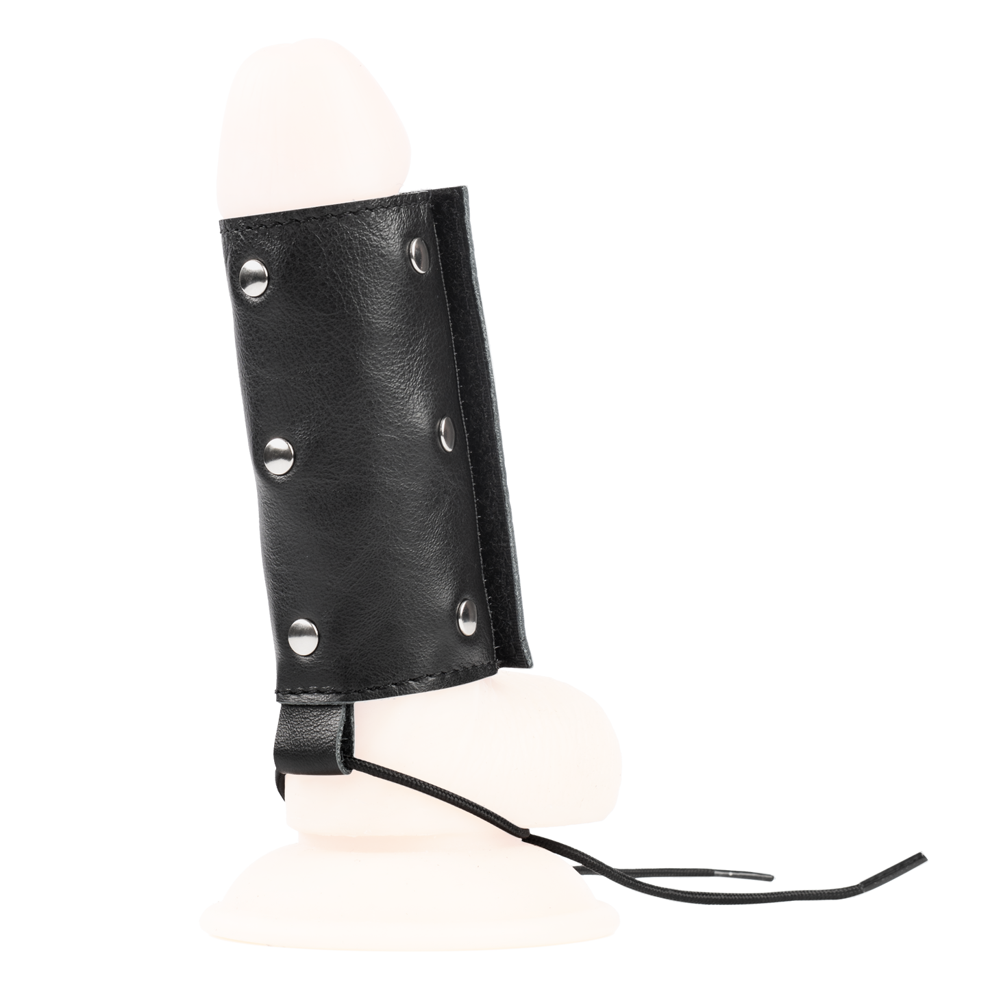 Rimba - Lederen Peniskoker met Spijkers - Zwart-Erotiekvoordeel.nl