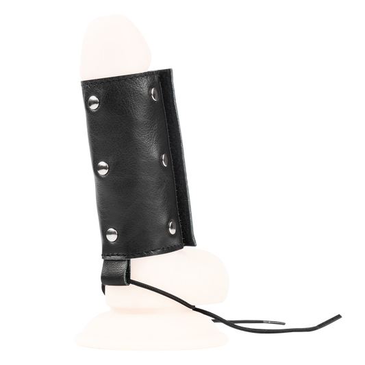 Rimba - Lederen Peniskoker met Spijkers - Zwart-Erotiekvoordeel.nl