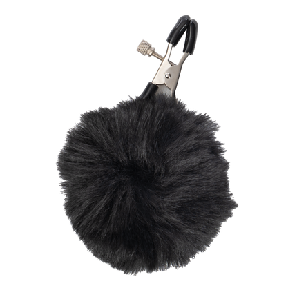 Rimba - Tepelklemmen met Pompons - Zwart-Rimbastore.com