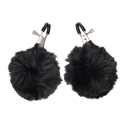 Rimba - Tepelklemmen met Pompons - Zwart-Rimbastore.com