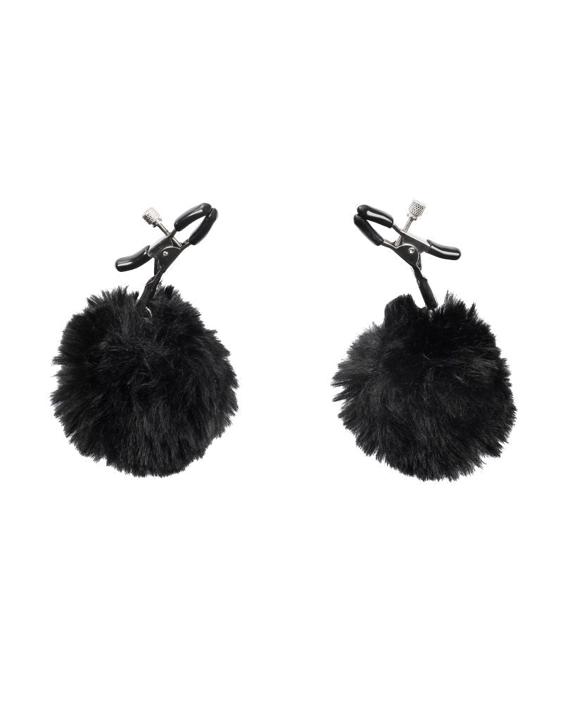 Rimba - Tepelklemmen met Pompons - Zwart-Rimbastore.com