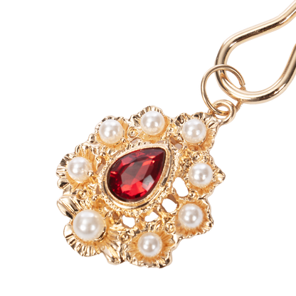 Rimba - Tepelklemmen met Strass Hanger - Goud-Erotiekvoordeel.nl