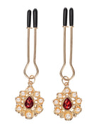 Rimba - Tepelklemmen met Strass Hanger - Goud-Rimbastore.com