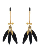 Rimba - Tepelklemmen met Veren - Zwart/Goud-Rimbastore.com