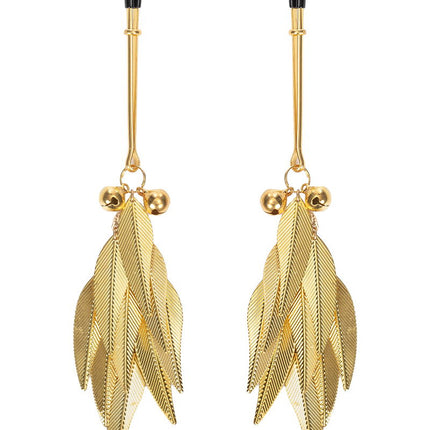 Rimba - Tepelklemmen met Veren - Goud-Rimbastore.com