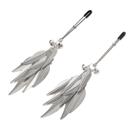 Rimba - Tepelklemmen met Veren - Zilver-Rimbastore.com