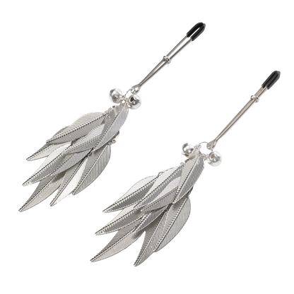 Rimba - Tepelklemmen met Veren - Zilver-Rimbastore.com