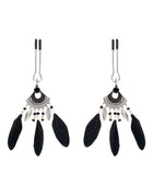 Rimba - Tepelklemmen met Veren - Zwart/Zilver-Rimbastore.com