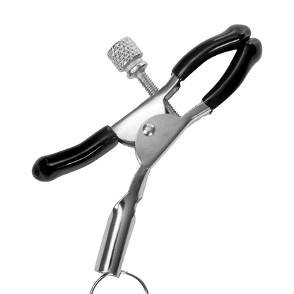 Rimba - Tepelklemmen met Zwarte Veertjes en Gouden Hangertjes - Zwart/Goud-Rimbastore.com