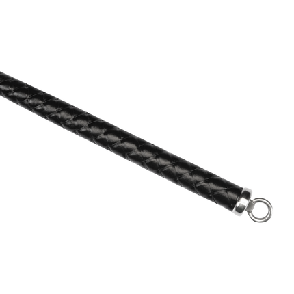 RISE - BDSM Zweep - Feather Hard Single Tail - Zwart/Paars-Rimbastore.com