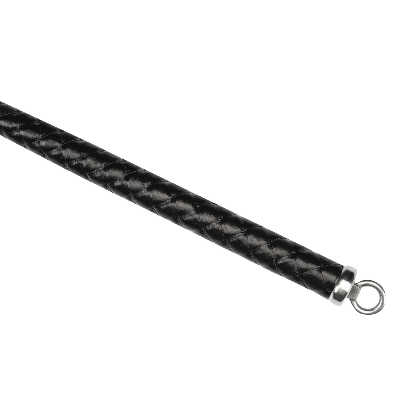 RISE - BDSM Zweep - Feather Hard Single Tail - Zwart/Paars-Rimbastore.com