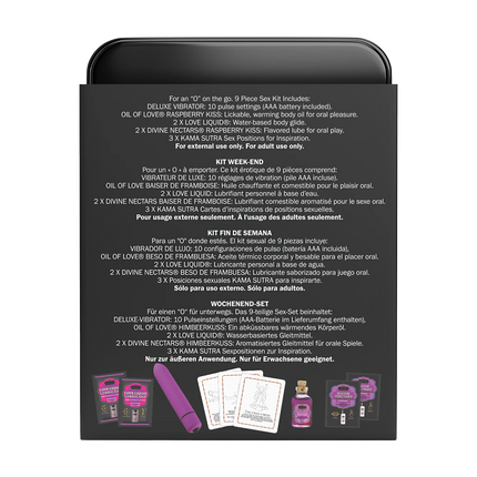 Kamasutra - Weekender Kit - Raspberry Kiss-Erotiekvoordeel.nl