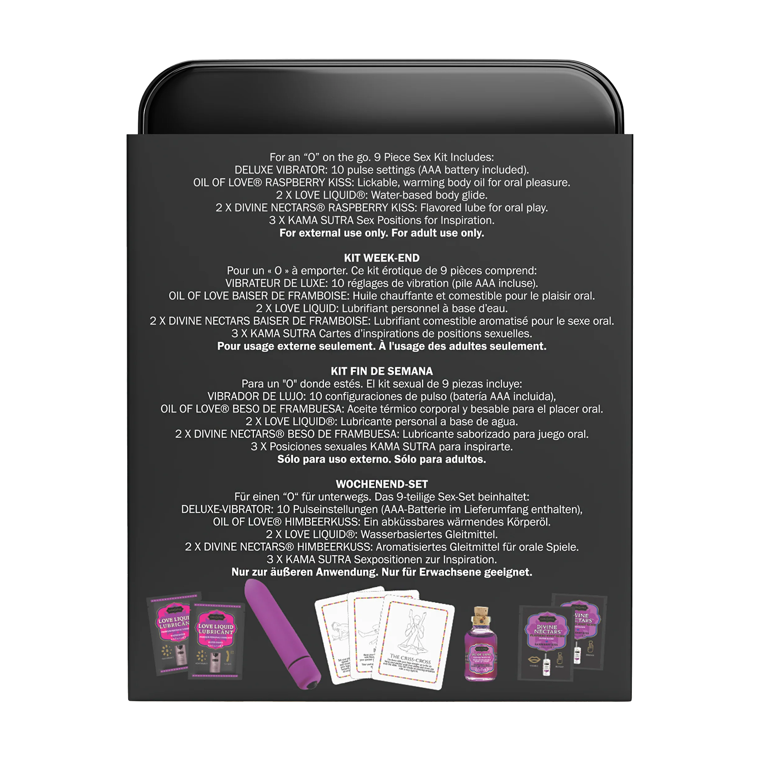 Kamasutra - Weekender Kit - Raspberry Kiss-Erotiekvoordeel.nl